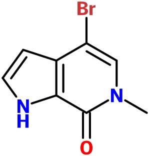 MC005376 4-Br-6-Me-1,6-dihydro-7H-pyrrolo[2,3-c]pyridin-7-one